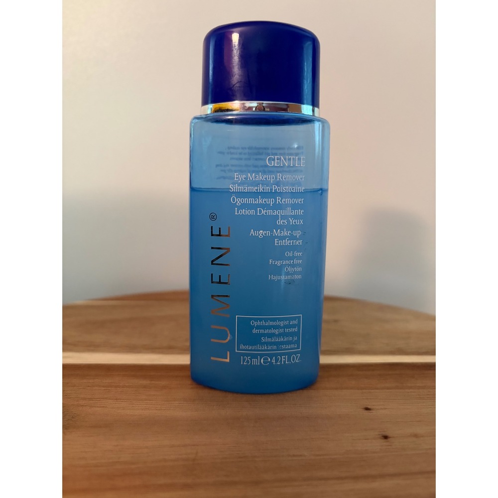 Lumene 4.2 fl oz Gentle Eye Makeup Remover Oil Fragrance Free New RARE